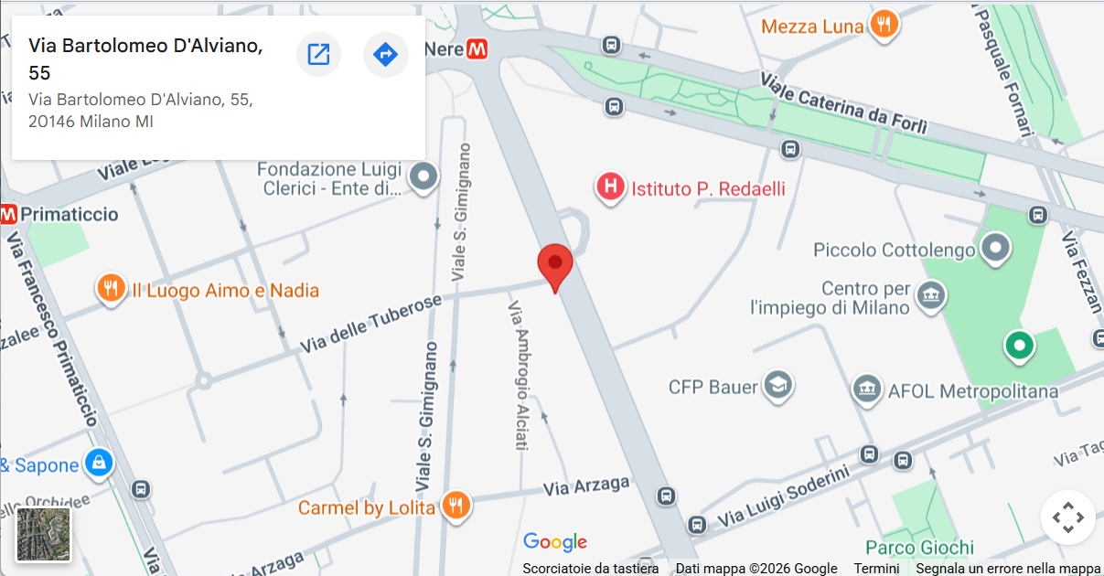 Mappa sede D'ALVIANO (LAB.E.I.)
